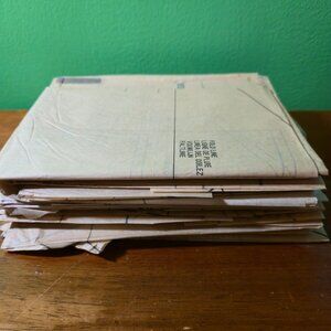 Sewing Pattern Paper Tissue Ephemera Junk Journal Collage 12 oz